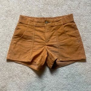 Toad&Co Women’s Corduroy Shorts size 8
